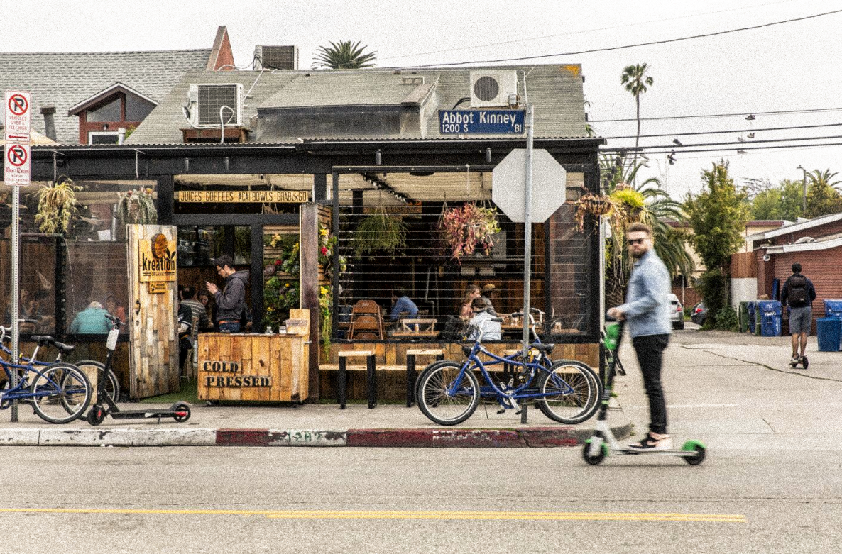 Bicyclist Struck on Abbot Kinney