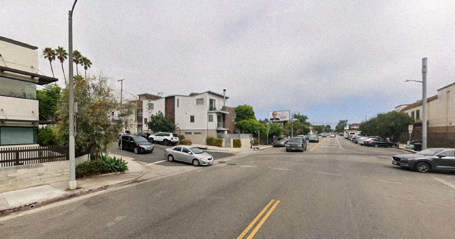 Two Men Fighting on Rose Ave.