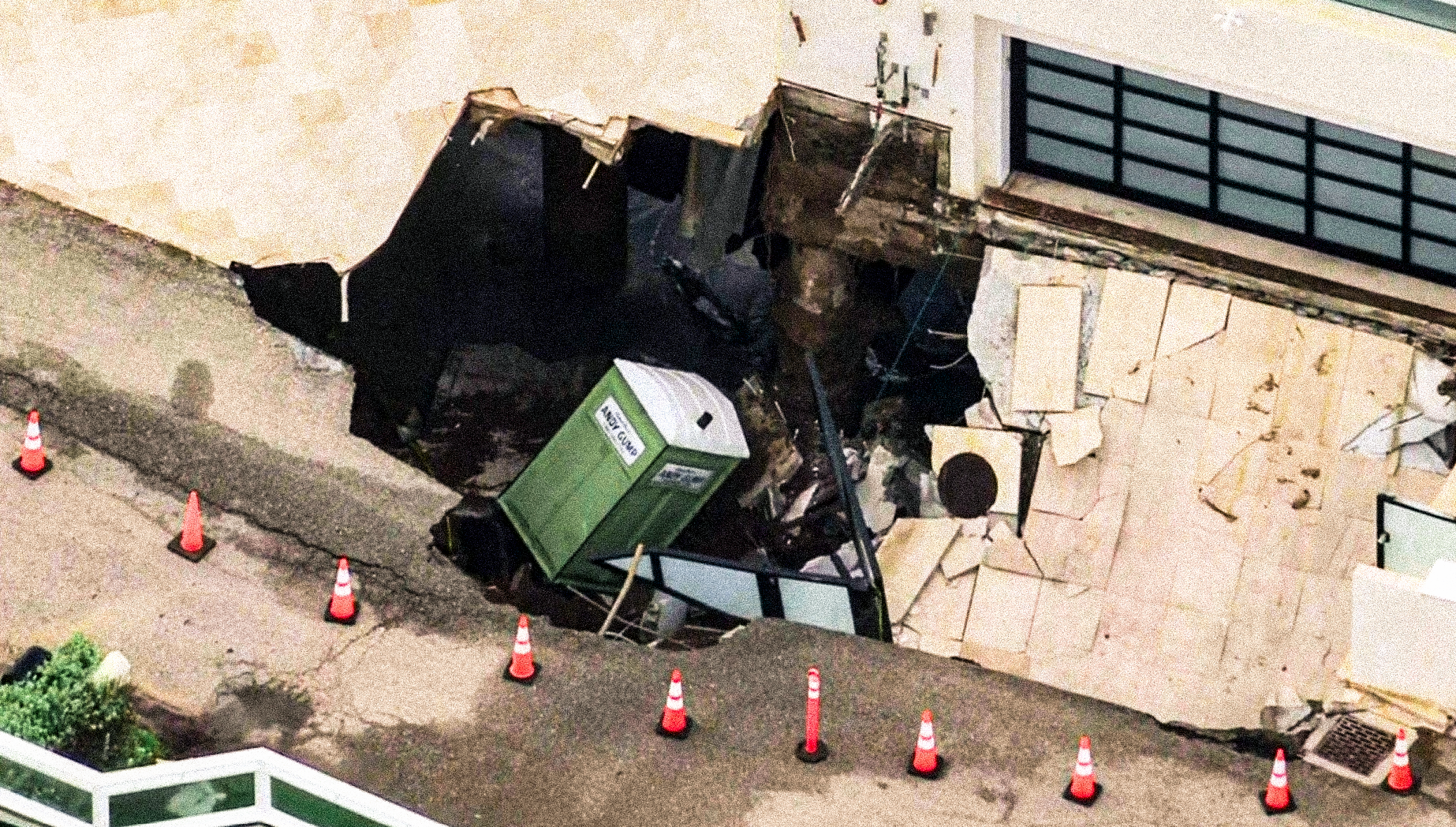 Malibu Driveway Collapses Into 30-Foot Sinkhole
